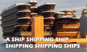 Ship shipping ship text